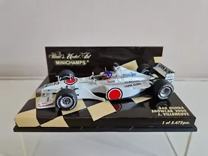 Minichamps 1/43 BAR Honda 01 J. Villeneuve - Showcar 2000 - 430000072 - Foto 1 di 7