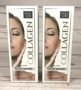 Dead Sea Collection COLLAGEN Anti Wrinkle Facial Serum 1.69oz (2 Pack) - Picture 1 of 7