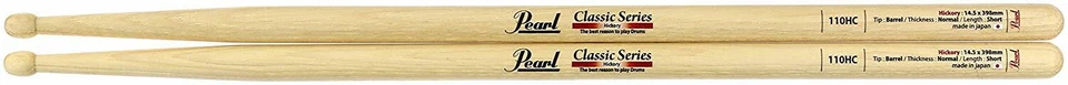 PEARL Japan Classic Model Drum Stick 1Pair 110HC - Image 1 of 1