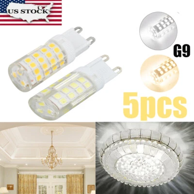20 PIEZAS G9 7W LED Bombilla Maíz Lámpara 6000K 2835 51-SMD Luz de Día Decoración del Hogar Luces Foto 1 de 4