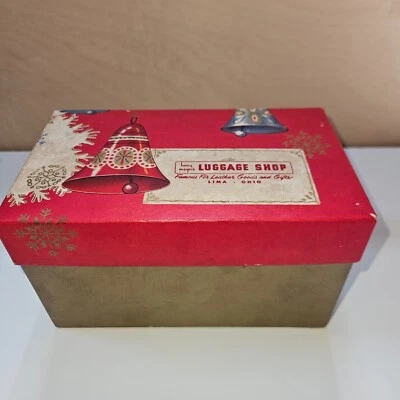 Caja de regalo vintage de Harry Moyer’s Luggage Shop en Lima, OH Foto 1 de 3