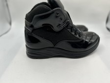 Thorogood Military Ankle Boots Men's Size 7.5 Triple Black Slip On 831-6833