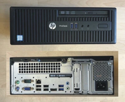 HP ProDesk 400 G3 SFF Intel Core i5 6400 8GB RAM 500 GB HDD Windows 11 Pro - Bild 1 von 4