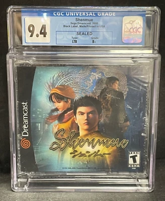 Shenmue CGC Graded 9.4 B+ (DC/Dreamcast) NEW - Image 1 of 4