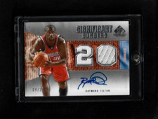 Raymond Felton 2007-08 UD SP Game Used SIGNIFICANT NUMBERS Dual Jersey Auto #/20