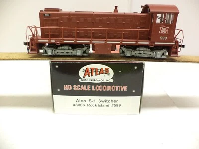 Atlas Ho 8806, Alco S-1 locomotive, Rock Island 599 - Image 1 of 4
