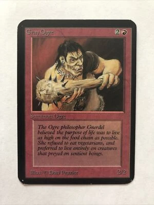 Gray Ogre X (1) Alpha - EX/NM *See Scans* 4RCards - Image 1 of 2