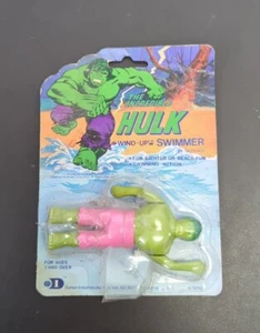 The Incredible Hulk Wind-Up Swimmer 1979 Marvel Durham Hong Kong No. 5712 SEALED - Picture 1 of 5
