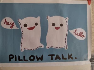 TODD Goldman's; PILLOW TALK Giclée auf Leinwand - Bild 1 von 3