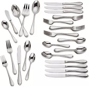 Gorham Studio 45-Piece Flatware Set, 6.30 LB, Metallic - Picture 1 of 1