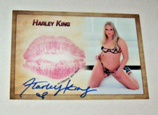 2023 Collectors Expo Model Harley King Autographed Kiss Card
