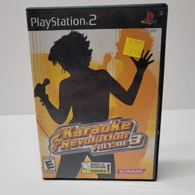 Karaoke Revolution Volume 3 (PS2 PlayStation 2) Tested - Singing  Retro Game - Image 1 of 4