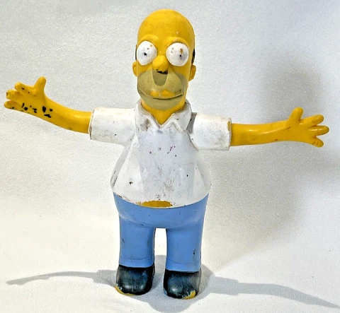 Vintage Homer Simpson of The Simpsons Bendable Action Figures by JESCO 1990 Cover