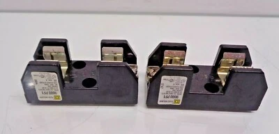 LOTE DE 2 PORTAFUSIBLES CUADRADO D 9080 PF1 1 POLO 250 VAC 30 A Foto 1 de 4