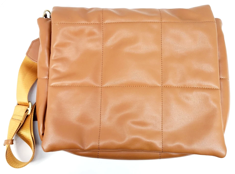 Free People Urban Outfitters Bolso Mensajero Bolso para Laptop Nube Cuero Vegano Foto 1 de 4