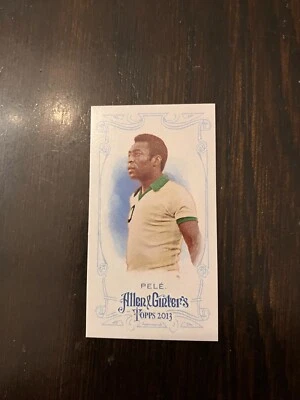 2013 Allen & Ginter  Mini  Regular Back . PELE SOCCER LEGEND GOAT #130 - Image 1 of 2