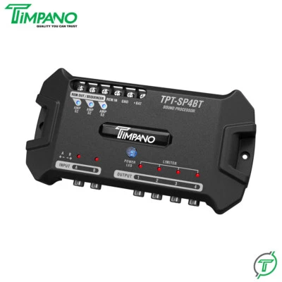 Timpano DSP 4-Channel TPT-SP4BT Car Audio Digital Signal Processor + Crossover - Image 1 of 4