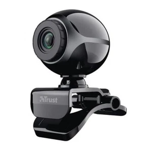 Trust Exis Caméra Web avec Microphone Smart Stand pour PC Noir Compact - Photo 1/4