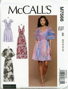 Misses Dresses McCall's Pattern M7566  Sz. 6-14 /14-22 Kathy Davis Design Uncut - Picture 1 of 2