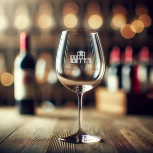 DOMAINE POUDEROUX Wine Glass - Picture 1 of 1