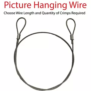 Picture Hanging Wire Rope Stainless Steel Heavy Duty Wire For Mirror Hardware - Picture 1 of 1