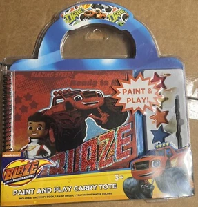 Blaze & The Monster Machines Paint And Play Carry Tote Paint And Play Toy - Picture 1 of 2