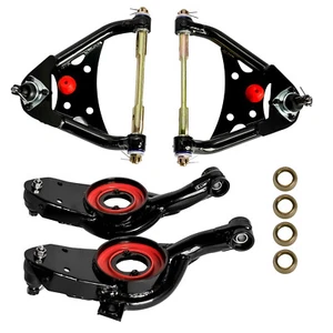 Tubular Upper & Lower Control Arms Set for Chevy Impala 1965-70 Caprice 1966-70 - Picture 1 of 14