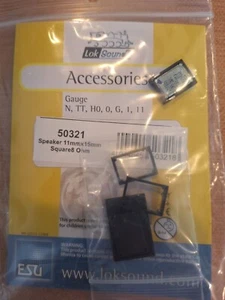 N & All Scales ESU LokSound SPEAKER 11mmX15mm Item #50321 - Picture 1 of 1