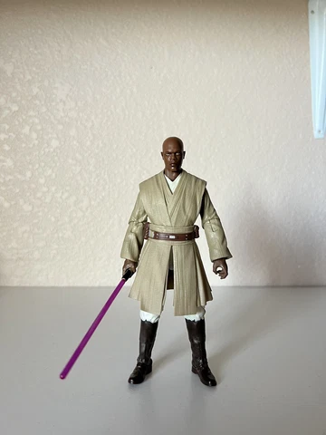 Star Wars The Black Series Mace Windu NO ROBE Cover