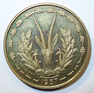 Afrique Occidentale Française Togo, 10 Francs 1957 Essai, 2300 exemplaires, Rare - Picture 1 of 2