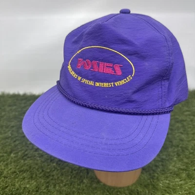 Sombrero Automotriz Posies Varillas Y Aduanas De Colección SnapBack Púrpura Coches Ajustable Foto 1 de 4
