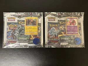 Pokemon TCG: Celestial Storm 3 Pack Blister mit/Guardians Rising Set X2 NFS - Bild 1 von 2
