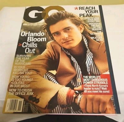 GQ Magazine Orlando Bloom November 2005 Gentlemens Quarterly  - Image 1 of 4