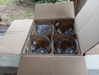 SET OF 4 VINTAGE PRINCESS HOUSE HERITAGE CRYSTAL FOOTED DESSERT DISHES #507 - Image 1 of 4