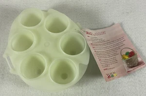 JELL-O Jello Jigglers Molds Kraft Vtg Hinge Smooth Shots Light Color - Picture 1 of 5