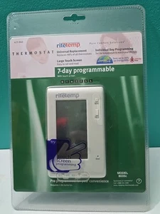 RiteTemp 8035C Termostato Digitale Programmabile 7 Giorni Bianco Touch Screen Nuovo - Foto 1 di 5