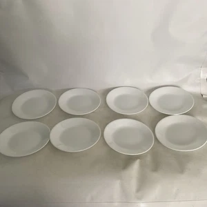 Set of 8 Corelle Bread And Butter Plates All White 6 3/4” Dessert Plate - Picture 1 of 5
