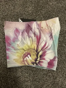 Adidas Floral Multicolor Jogging Short Jugend Größe L/14 Regular Fit Neu mit Etikett - Bild 1 von 4