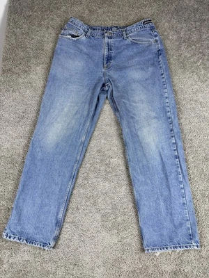 Polo Ralph Lauren Jeans Mens 38x34 Light Wash Loose Fit Blue Denim Straight Leg - Image 1 of 4