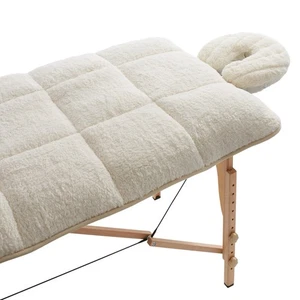 Reversible Quilted Fleece Salon Spa Massage Table Pad & Face Cradle Bed Covers - Picture 1 of 1