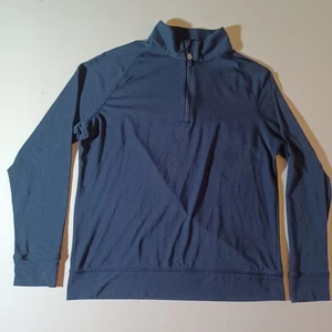 G/Fore Golf 1/4 Zip Pullover Mens Sz Sm Blue Long Sleeve Stretch Performance - Picture 1 of 8