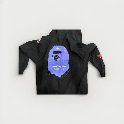 Black Purple Red Bape Jacket Men's L - Image 1 of 3