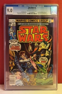 Star Wars Vintage Marvel Comic #9 CGC 9.0 *1978* Off-White to White Pages - Bild 1 von 3