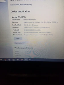 i7 laptop 16gb ram 1.18 tb - Picture 1 of 10
