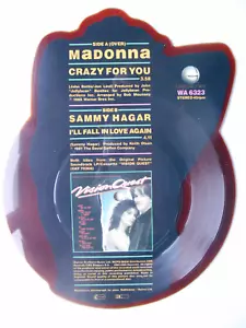 MADONNA Crazy For You - Shaped Picture Disc (1985) - Picture 1 of 2