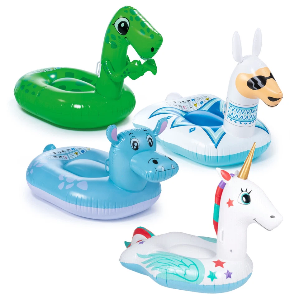 XL Schwimmtier Luftmatratze Einhorn Lama Dino Pool Strand Wasserspielzeug Typ889 - Bild 1 von 1