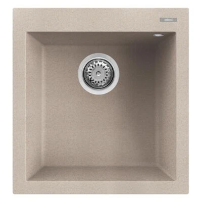 Lavello Elleci Incasso Cucina 1 Vasca 47x50 Quadra 102 Avena LGQ10251 - Immagine 1 di 2