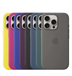 iPhone16 series liquid silicone case with MagSafe function, screen protector - Picture 1 of 10