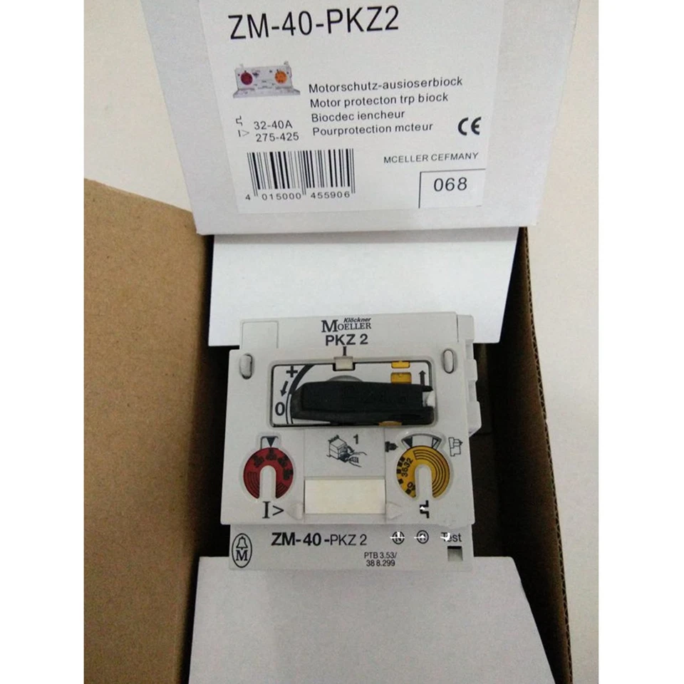 1PC New MOELLER ZM-40-PKZ2 Motor Protector PKZ2/Zm40 Expedited Shipping - Image 1 of 2