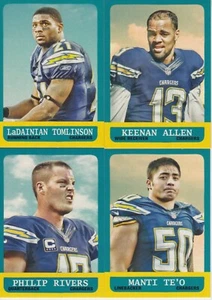 2014 Topps Football 1963 Retro Mini Team Set San Diego Chargers 4 Tomlinson - Bild 1 von 1
